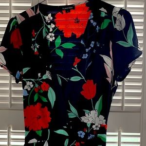 Paradise Pretty YUMI KIM 100% Silk wrap dress